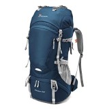 MOUNTAINTOP 60L/65L Trekkingrucksack Wanderrucksäcke für Camping Wandern Bergsteigen Reisen mit Regenhülle