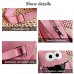 INTVN Kinderrucksack mit Brustgurt Mini Cartoon Kinder Rucksack für Mädchen(Pink)