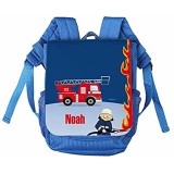 Striefchen® Kinder-Rucksack mit Namen - Feuerwehr - ideal für den Kindergarten