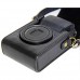 First2savvv schwarz Premium Qualität Ganzkörper- präzise Passform PU-Leder Kameratasche Fall Tasche Cover für Ricoh GR III GR II GR