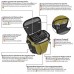 PEDEA DSLR-Kameratasche Fashion Fototasche für Spiegelreflexkameras mit wasserdichtem Regenschutz Tragegurt und Zubehörfächern (Größe M grün)