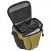 PEDEA DSLR-Kameratasche Fashion Fototasche für Spiegelreflexkameras mit wasserdichtem Regenschutz Tragegurt und Zubehörfächern (Größe M grün)