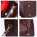 Coolives Damen Set Handtaschen mit 2 Stück Krokodil-Muster Schultertasche Umhängetasche Schwarz EINWEG