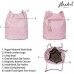 Mabel London Delilah Damen Fashion Designer Schultertasche aus weichem veganem Leder mittelgroß einfarbig