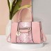 NICOLE & DORIS Damen Handtasche Shopper Handtasche Elegant Groß Damen Tasche für Büro Schule Einkauf Rosa