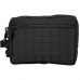 Deror Brusttasche Multifunktions-Tragbare Taktik Polyester Verstellbare Brusttasche Hängeset Schwarz