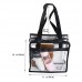 Enkrio Durchsichtige Tasche Transparenter Schultertaschen Make-Up-Handbag Durchsichtiger Grosse Kapazität Wasserdichter Sporttasche Für Damen herren