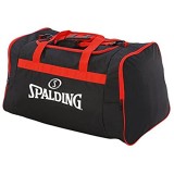 Spalding Team Sporttasche 25 cm Schwarz (Negro/Rojo)