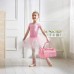 HIFOT Süße Balletttasche Sporttasche Mädchen Prinzessin Handtasche Kindertasche Schwimmtasche Kleine Geschenke für Kinder-Reisetasche