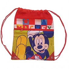Mickey Mouse Schnürsenkel Gym Bag 42 cm Sporttasche Fitness und Training Kinder Jugend Unisex Mehrfarbig (Mehrfarbig) 42 cm