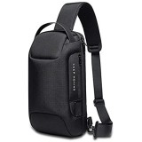 BanGe Brusttasche Umhängetasche Schultertasche mit USB-Aufladung Sling Rucksack für Outdoorsport