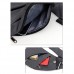 Crossbody Sling Bag Schultertasche Anti-Diebstahl Brusttasche Multi-Pocket-Rucksack für Herren Und Damen .(grau linke Hand)