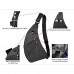 Crossbody Sling Bag Schultertasche Anti-Diebstahl Brusttasche Multi-Pocket-Rucksack für Herren Und Damen