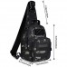 G4Free Leichte Tactical Sling Rucksack Militär Schultertasche Umhängetasche EDC Brusttasche für Outdoor Sport Camping Wandern