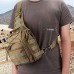 Procase Brusttasche Militär Sling Bag Schultertasche Umhängetasche mit Pistolenhalfter Taktisch Outdoor Sport Tasche Rucksack für Wandern Radfahren Jagd Camping und Trekking