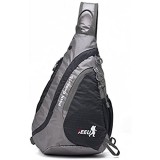 SHOWTIMEZ Sling Tasche Wasserabweisende Reißfeste Rucksack Brusttasche Schultertasche Umhängetasche für Radsports Reisen Outdoor-Sports