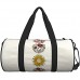 Sporttasche leicht tragbar aus Segeltuch Schultertasche mit floralen Mondphasen große Kapazität für Sport und Reisen multifunktionale Tasche