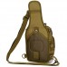 Yakmoo Taktische Militärische Brusttasche wasserdichte Schultertasche Molle System Chest Sling Pack Crossbody Bag Umhängetasche für Outdoors