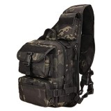 YFNT Tactical Sling Bag Pack Military Rover Schulter Sling Rucksack Umhängetasche für die Jagd Camping Trekking Wüste Digital