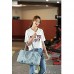 BJLFS Damen-Reisetaschen Wochenend-Handgepäck für Frauen Sporttasche Workout-Reisetasche Schultertasche für 15 6-Zoll-Laptops
