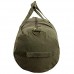 Canvas Barrel Bag - Sporttasche 24 Liter Duffel Bag Umhängetasche/Seesack aus 100% Baumwolle mit Echt-Leder Veredelung (Manufaktur13) (Olive)