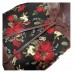 Ahomy Damen Fashion PU Leder Rucksack Blumenmuster mit Rosen Anti-Diebstahl-Rucksack Schultertasche