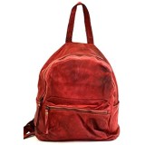 BZNA Bag Ben rot rosso Backpacker Designer Rucksack Damenhandtasche Schultertasche Leder Nappa ItalyNeu