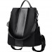 Damenmode Nylon Anti-Diebstahl-Rucksack Wasserdichte Rucksäcke Umhängetaschen Handtaschen Satchel Daypack