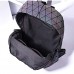 Geometrischer Rucksack Damen Leuchtend Holographic Taschen Lumikay Geldbörse und Handtasche Farbwechse Daypack Taschen NO.3
