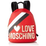 Love MoschinoJc4286pp0aDamenRucksackMehrfarbig (Red Black Multi)13x30x26 Centimeters (W x H x L)