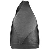 OBC Made in Italy Damen echt Leder Rucksack Lederrucksack Tasche Schultertasche Ledertasche Nappaleder Handtasche