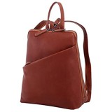 Rada Nature Damenrucksack aus Leder praktische 2in1-Funktion als Umhängetasche nutzbar modisch eleganter Daypack
