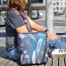 Bertoni Funky Handtasche Damen Umhängetasche aus Filz mit Reißverschluss modisch bunt ausgefallen Schultertasche als Arbeitstasche Freizeittasche Crossbody Bag