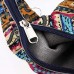 Bohemian Handtasche Schultertasche Crossbody Tasche Schulterbeutel mit Reißverschluss - Mehrfarbig