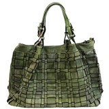 BZNA Bag Marta grün Italy Designer Damen Handtasche Schultertasche Tasche Schafsleder Shopper Neu