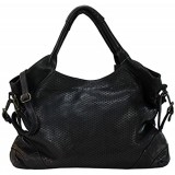 BZNA Bag Tia Schwarz nero black Italy Designer Damen Handtasche Schultertasche Tasche Leder Shopper Neu