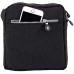 ekavale Kleine modische Damen-Handtasche Umhängetasche aus hochwertigem wasserabwesendem Crinkle Nylon (Schwarz)