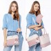 LOVEVOOK Handtaschen für Damen modische Tragetaschen Schultertasche Tragegriff Umhängetasche Handtasche 3-teiliges Set