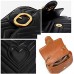 YXBQueen Designer Tasche Gitter Vagan Leder Geldbörse Crossbody Taschen Schultertaschen für Frauen gesteppte Handtaschen