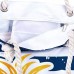 Compagno Strandtasche Ananas XXL Shopper Beach Bag mit breiter Kordel Schultertasche Taschen Farbe:Marineblau