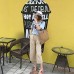 Faletony Sommer Stroh Strandtasche Groß Umhängetasche Shopper Handtasche Crossbody Strohtasche für Damen Mädchen Frau Kaffeebraun/Weiß (Kaffeebraun)