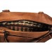 Hill Burry Damen Shopper | aus weichem hochwertigem Rindsleder - Vintage Elegante Fashion Bag Beutel | Umhängetaschen Schulterbeutel - Abendtasche | Handtasche - Schultertasche (Braun)