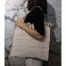 SH Leder ® Damen Dicker-Canvas Shopper Tasche mit Lederriemen in vielen Farben Schultertasche Henkeltasche 40x37cm Florina G265