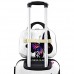 Gloria Kaos - Set bis - Flexibler Koffer aus Polycarbonat ultraleicht für Handgepäck (Schmetterling 50 cm + Vanity Case Mini)