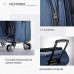 Samsonite Leverage LTE Erweiterbares Softside Gepäck mit Spinner Wheels Poseidon Blue (Blau) - 91997-5470